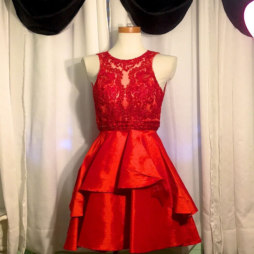 Short Red Prom Dress